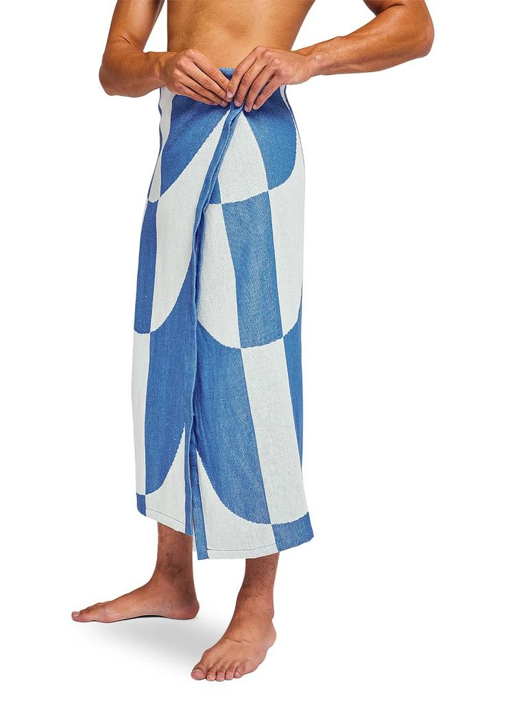 商品FRESCOBOL CARIOCA|Checkered Cabana Jacquard Beach Towel,价格¥1729,第2张图片详细描述