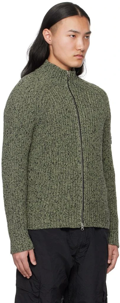商品Stone Island|Green Zip Sweater,价格¥5597,第2张图片��详细描述