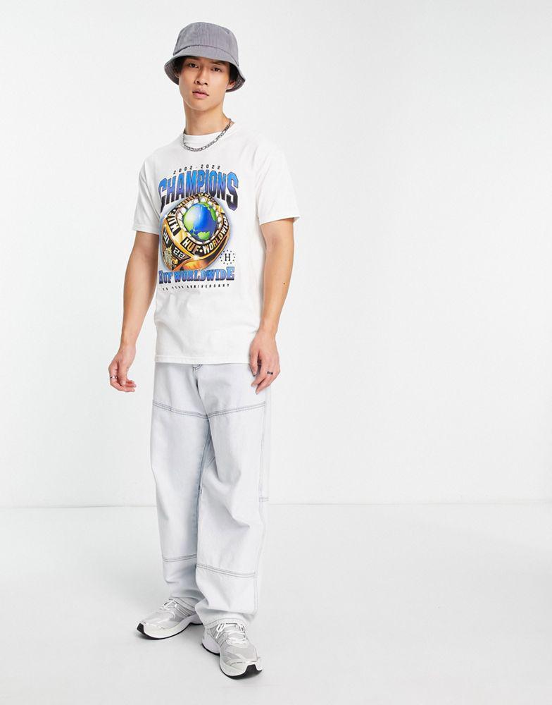 商品HUF|HUF champions t-shirt in white,价格¥328,第5张图片详细描述