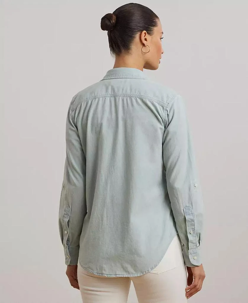 商品Ralph Lauren|Cotton Chambray Shirt,价格¥858,第2张图片详细描述