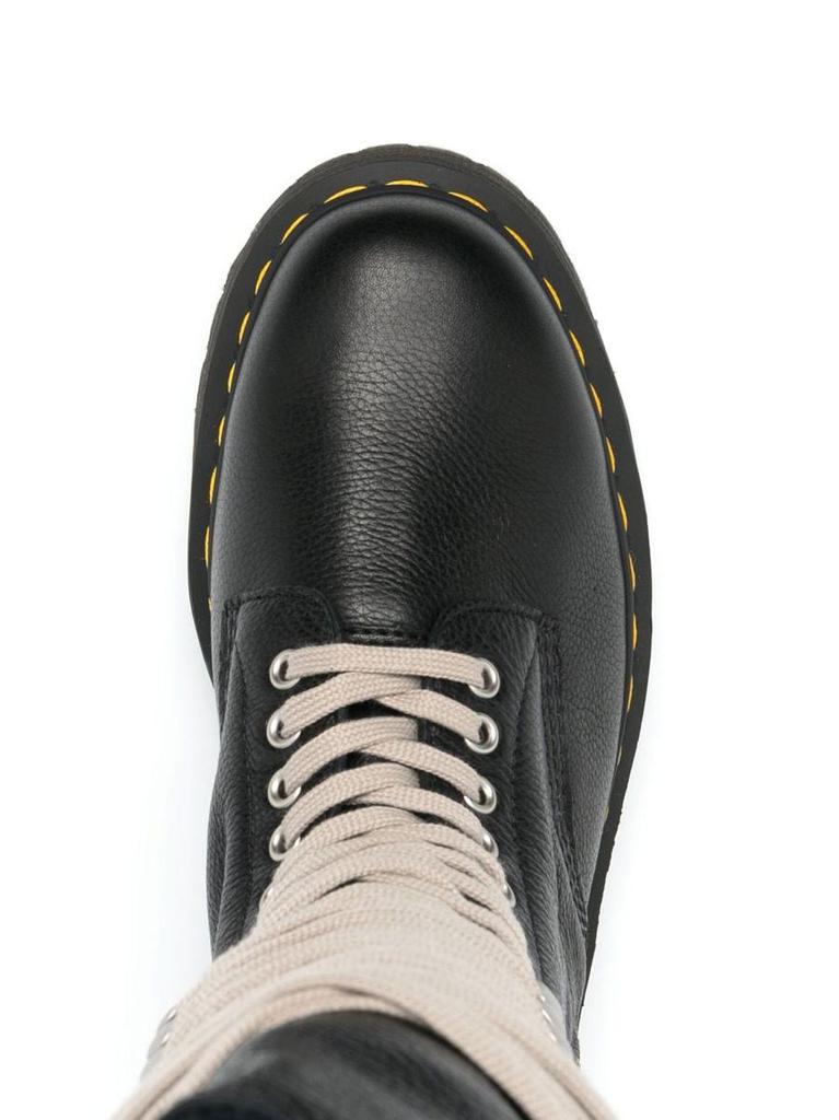 RICK OWENS X DR MARTENS Lace-up boot in leather商品第2张图片规格展示