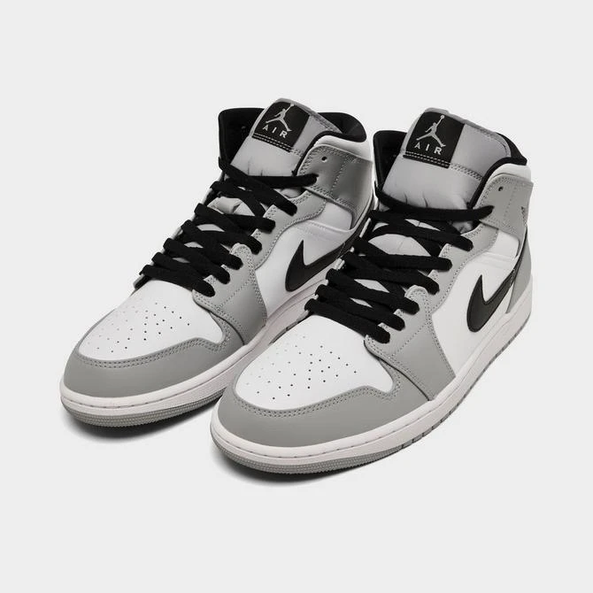 商品Jordan|Men's Air Jordan 1 Mid Retro Basketball Shoes篮球鞋,价格¥922,第2张图片详细描述