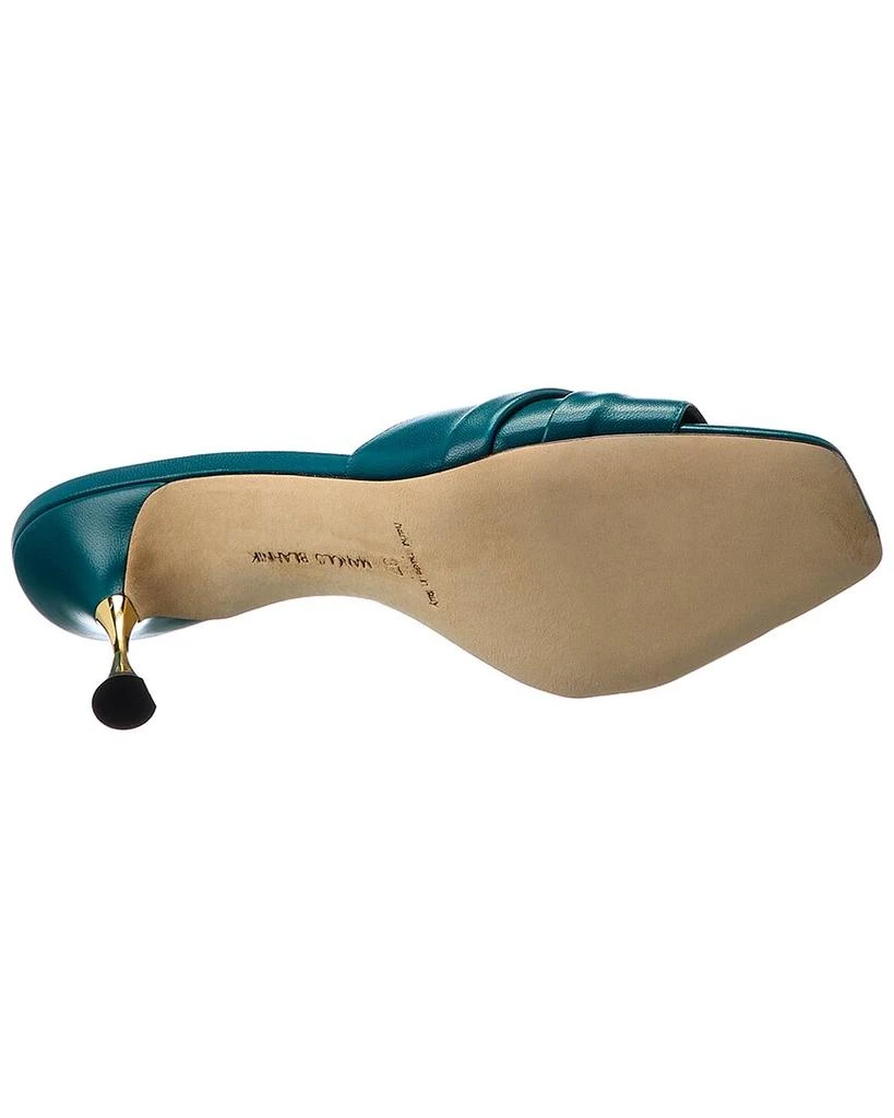 商品Manolo Blahnik|Manolo Blahnik Picoux 70 Leather Sandal,价格¥3321,第4张图片详细描述