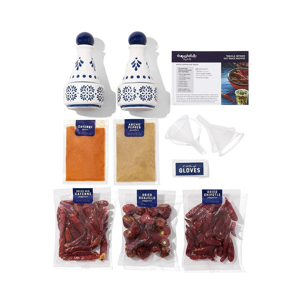 商品Thoughtfully|Gourmet, Make Your Own Tequila Infused Hot Sauce DIY Gift Set (Contains NO Alcohol),价格¥373,第2张图片详细描述