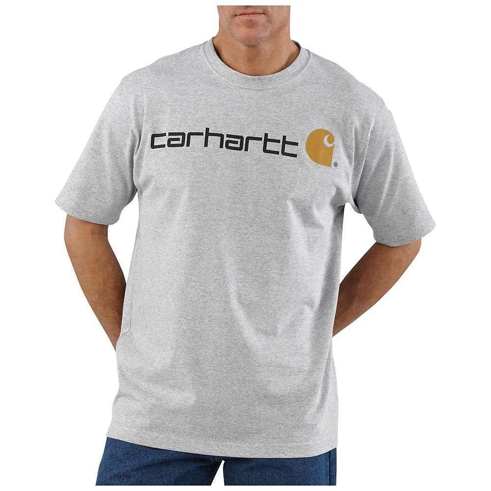 商品Carhartt|Men's Loose Fit Heavyweight Short Sleeve Logo Graphic T-Shirt,价格¥112,第2张图片详细描述