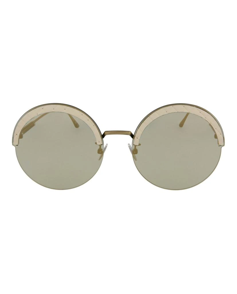 商品Bottega Veneta|Round-Frame Metal Sunglasses,价格¥901,第1张图片