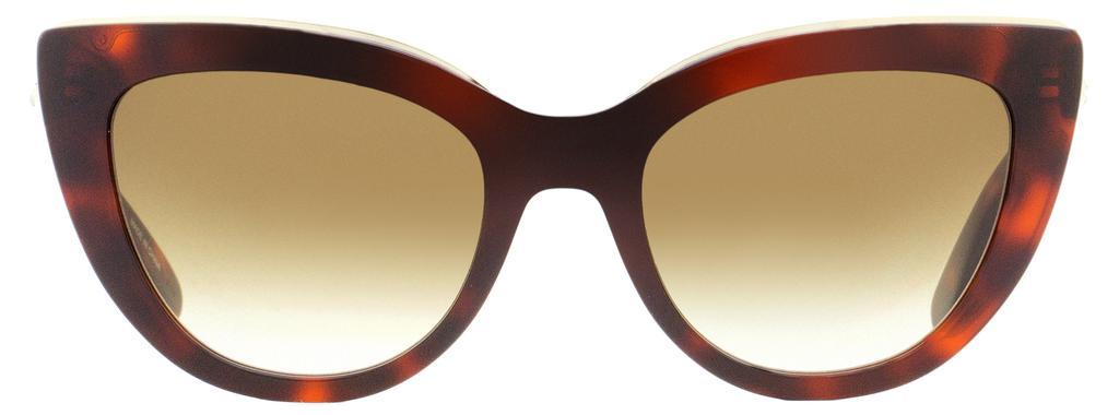 商品Longchamp|Longchamp Women's Cat Eye Sunglasses LO686S 518 Red Havana 51mm,价格¥408,第4张图片详细描述