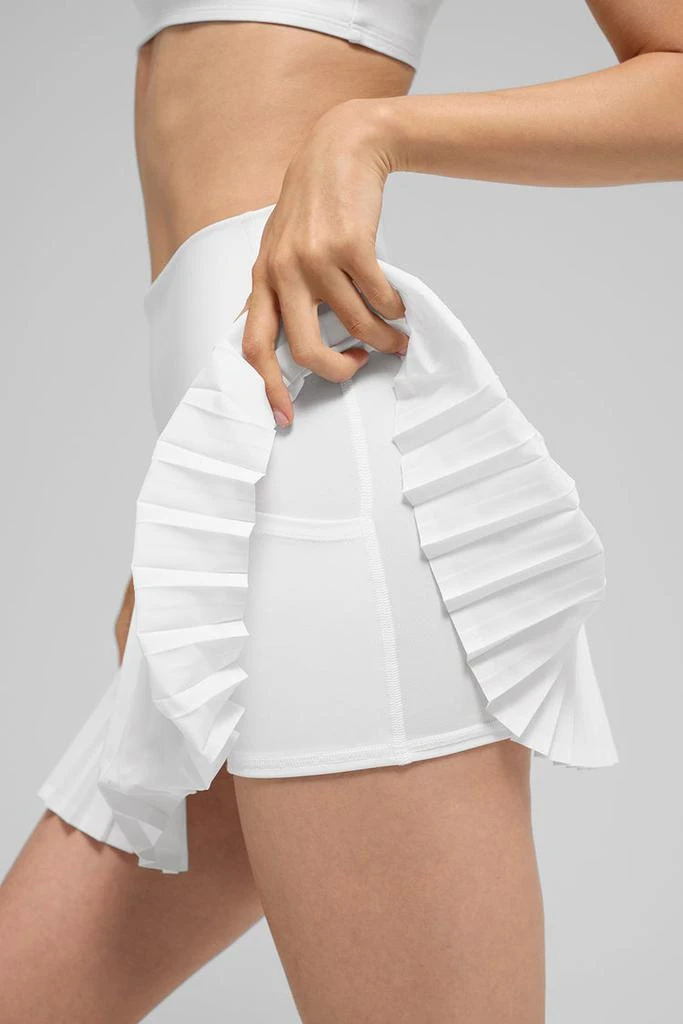 商品Alo|Grand Slam Tennis Skirt - White,价格¥746,第3张图片详细描述