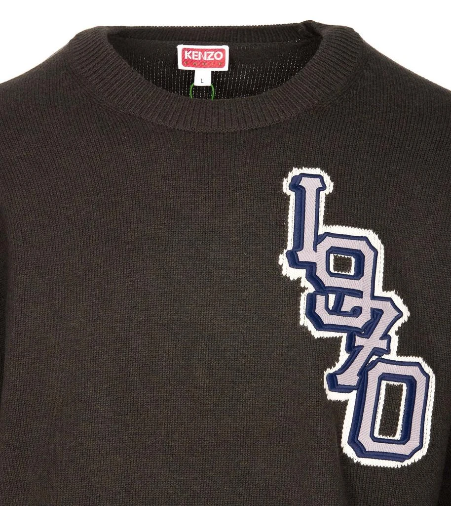 商品Kenzo|Kenzo Logo Patch Crewneck Knit Jumper,价格¥3418,第3张图片详细描述