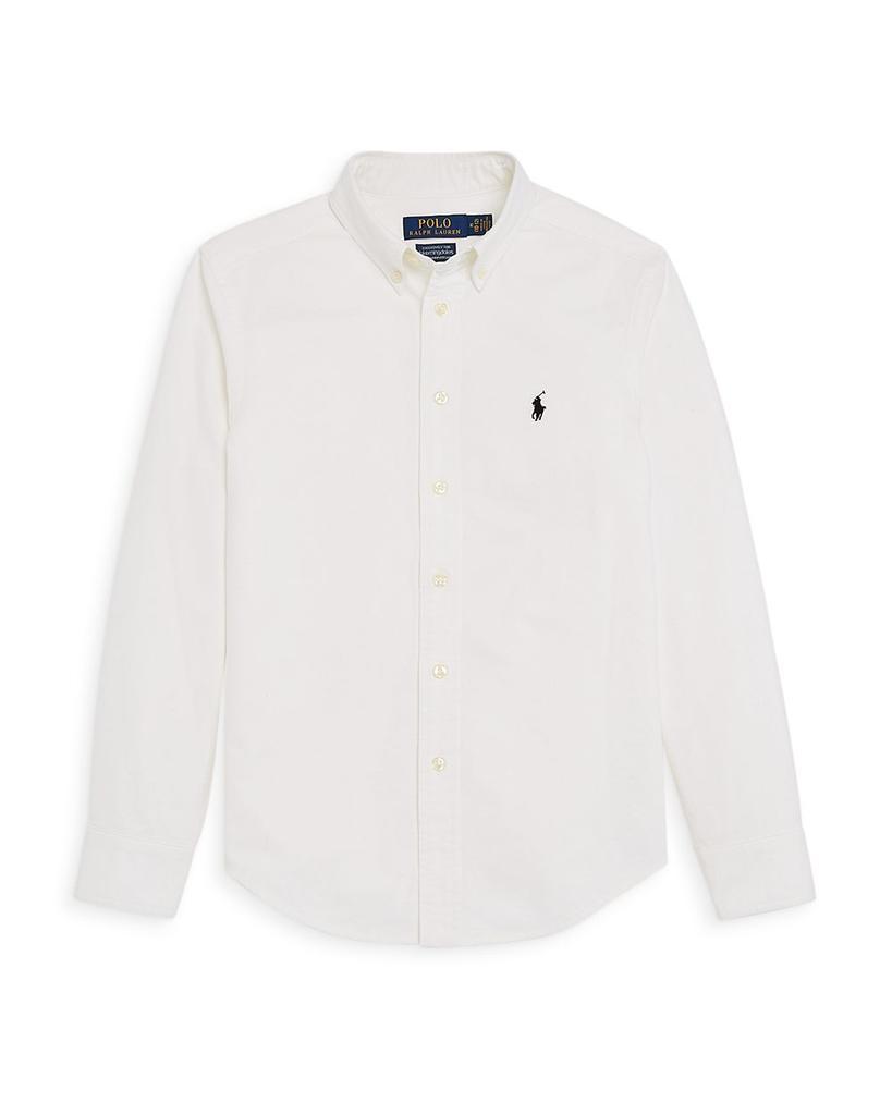 商品Ralph Lauren|Boys' Cotton Oxford Button Down Shirt, Big Kid - 150th Anniversary Exclusive,价格¥296,第1张图片