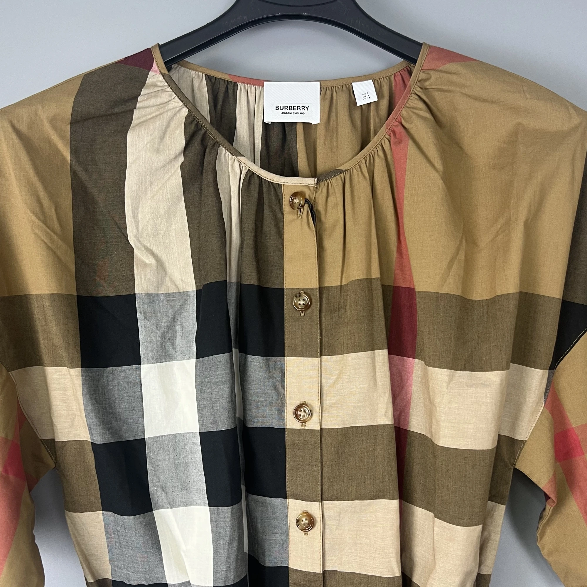 商品【商品预售7天】 Burberry|Burberry 女士连衣裙 80843111 棕色,价格¥4233,第4张图片详细描述