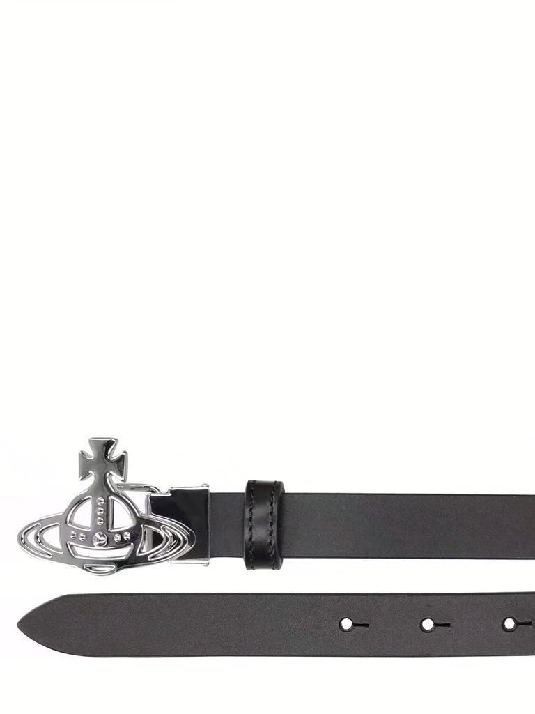 商品Vivienne Westwood|2cm Orb Small Line Buckle Belt,价格¥1850,第2张图片详�细描述