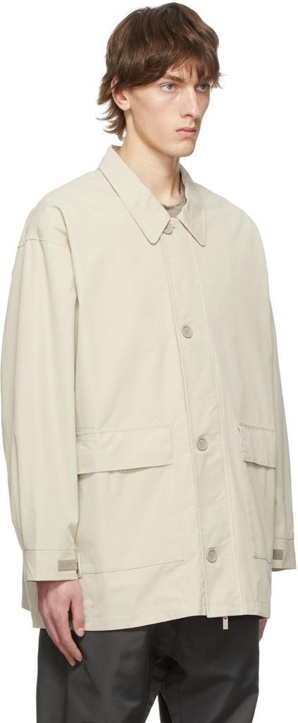 商品Essentials|Beige Cotton Jacket,价格¥995,第4张图片详细描述