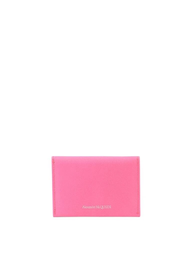 商品Alexander McQueen|Skull Wallets & Card Holders Pink,价格¥1199,第3张图片详细描述