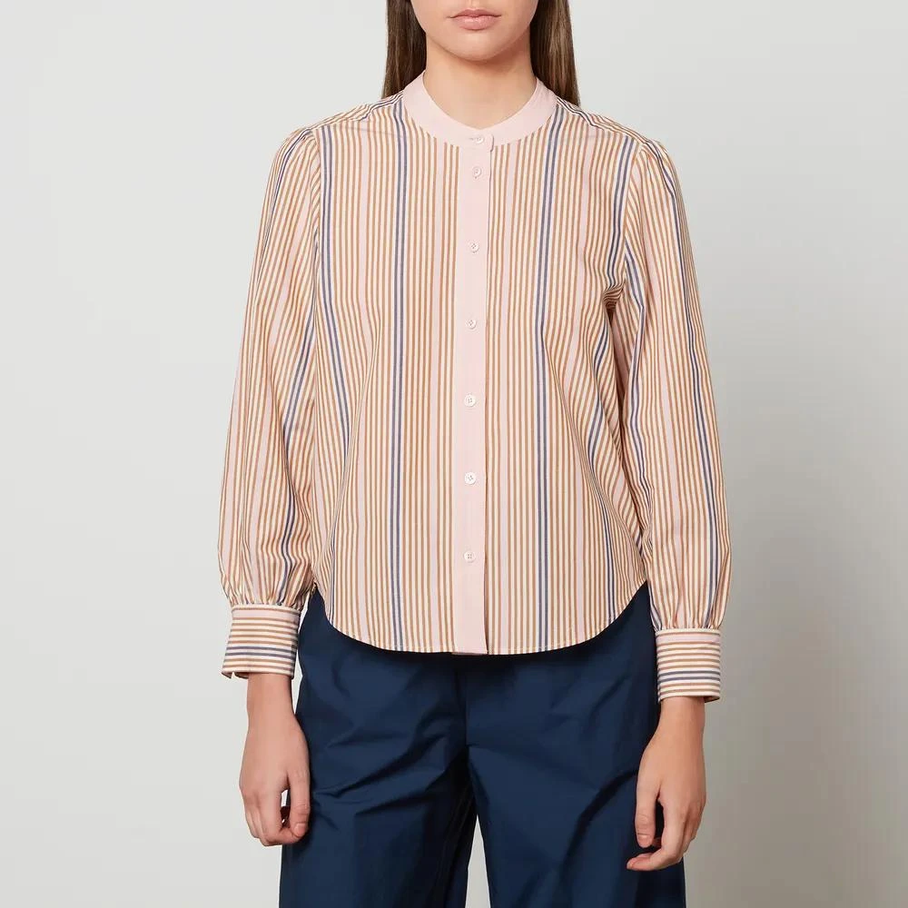 商品See by Chloé|See By Chloe Women's Multicolor Striped Poplin Shirt,价格¥588,第1张图片