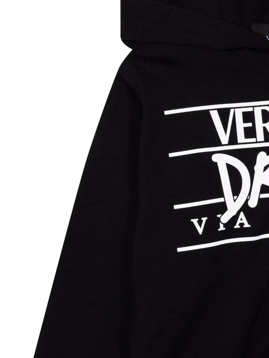 商品【商品预售7天】 Versace|Versace 男童卫衣 1000342K1A036292B020 黑色,价格¥918,第4张图片详细描述