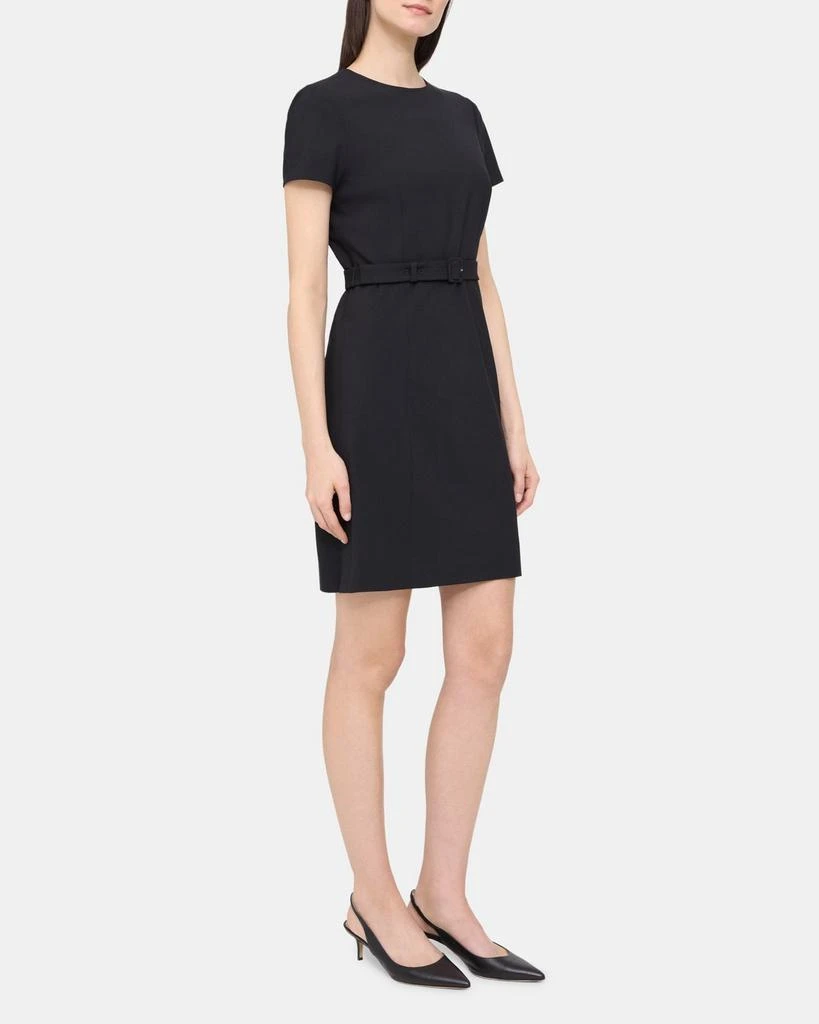 商品Theory|Belted Sheath Dress in Sevona Stretch Wool,价格¥862,第2张图片详细描述