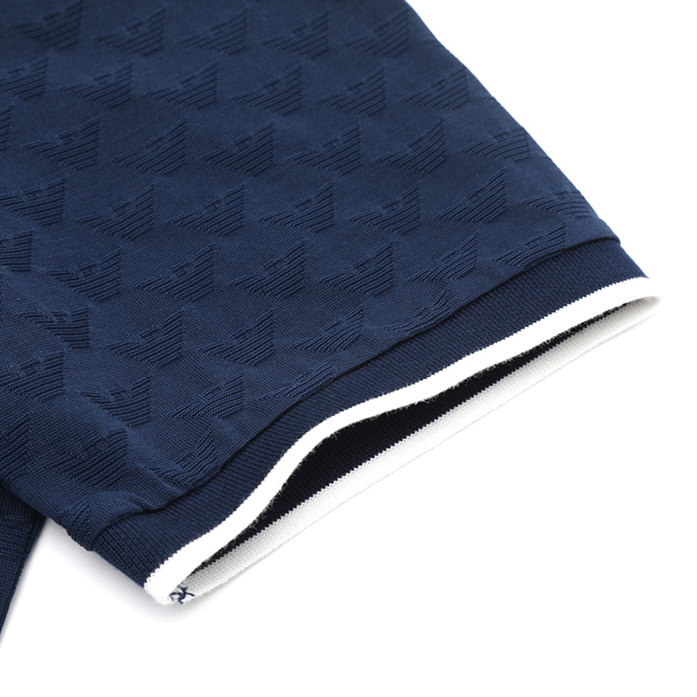 EMPORIO ARMANI 男深蓝短袖T恤 8N1FP0-1JHWZ-0947商品第2张图片规格展示