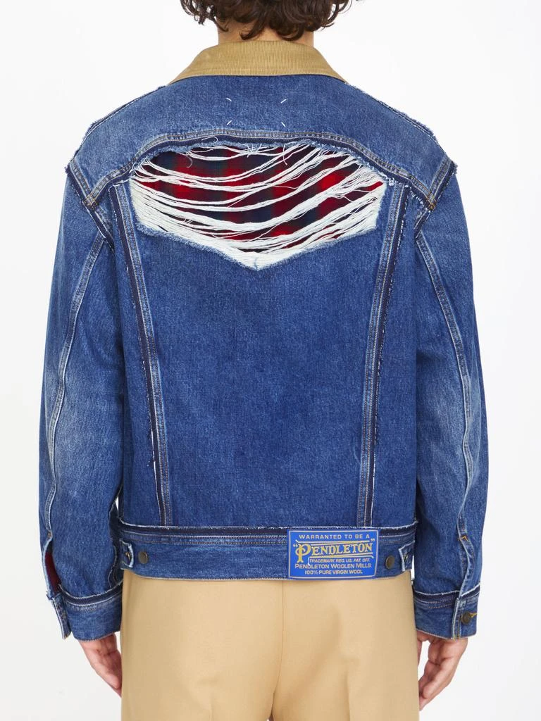 商品MAISON MARGIELA|Pendleton denim jacket,价格¥6702,第3张图片详细描述