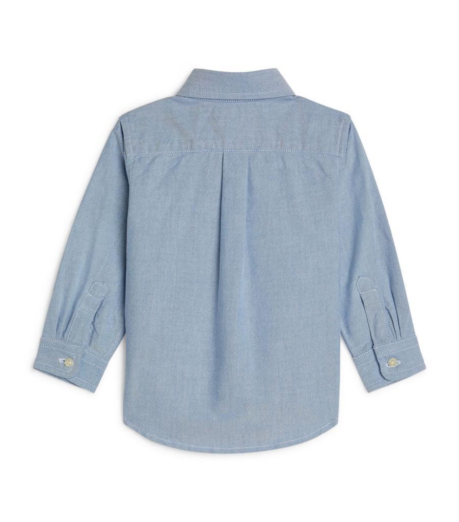 商品Ralph Lauren|Polo Bear Oxford Shirt (3-24 Months),价格¥725,第4张图片详细描述