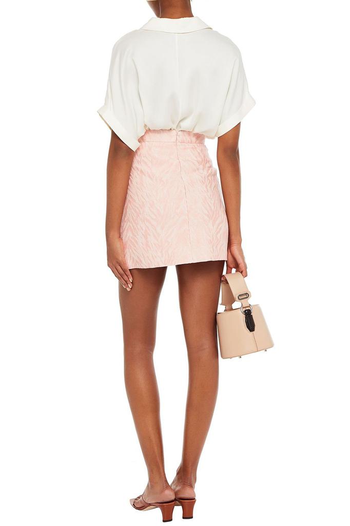 Zeby cotton-blend jacquard mini skirt商品第3张图片规格展示