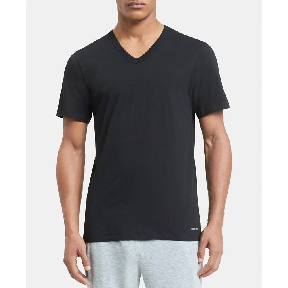 商品Calvin Klein|Men's 5-Pk. Cotton Classics Slim V-Neck Undershirts,价格¥521,第2张图片详细描述