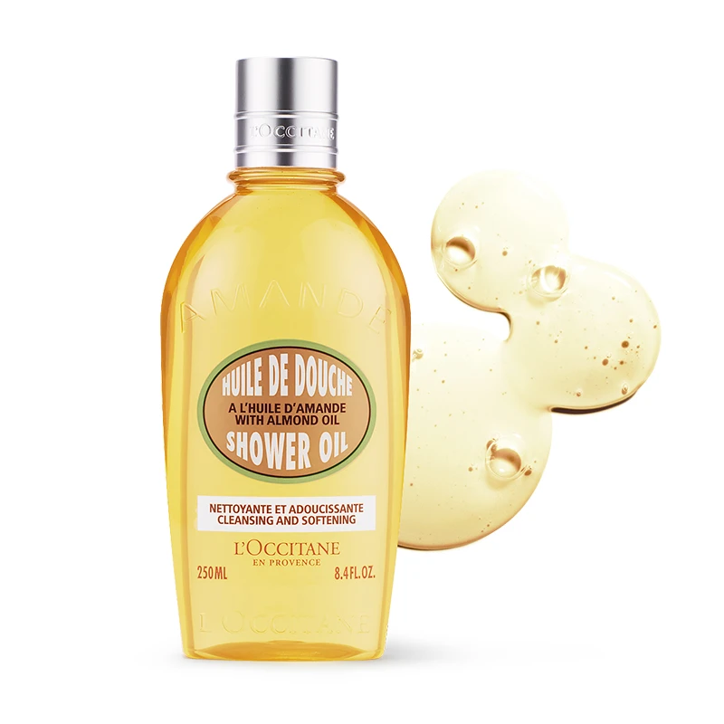 L'occitane欧舒丹甜扁桃洗护滋润套装 沐浴油250ml+美体乳200ml 商品