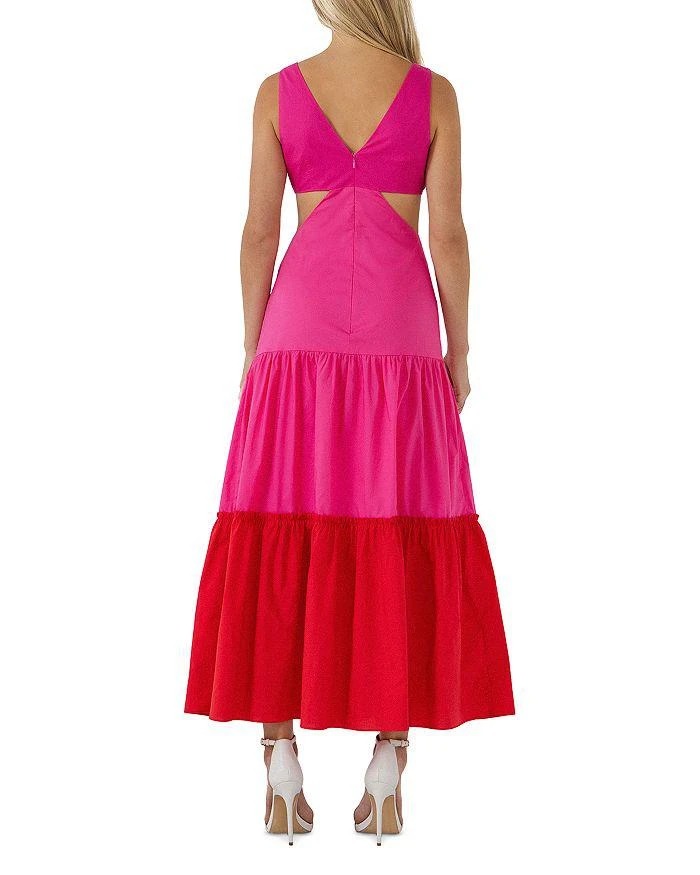 商品Endless Rose|Color Blocked Twisted Cutout Dress,价格¥498,第2张图片详细描述