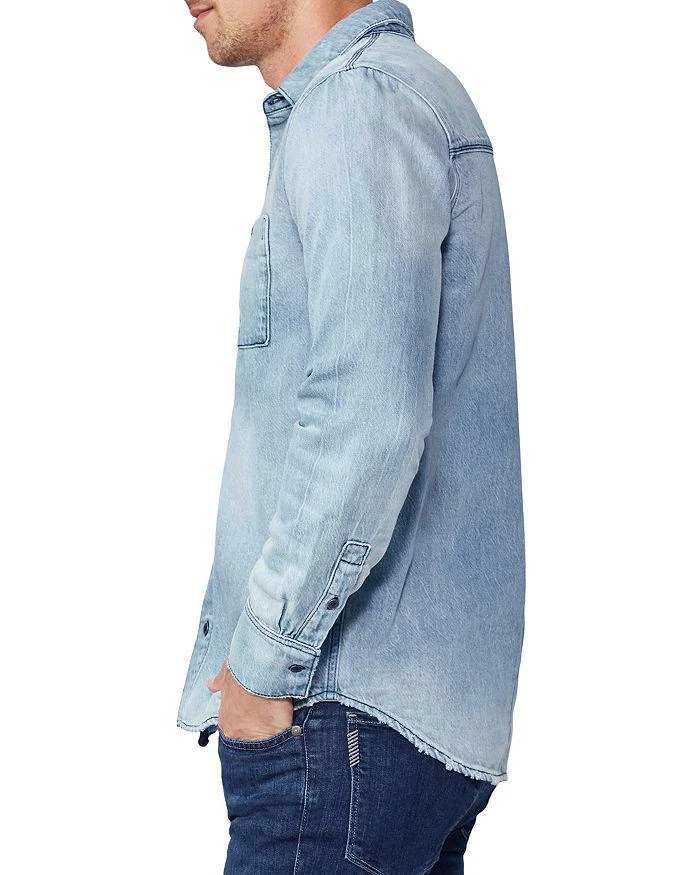 商品Paige|Raymond Cotton Blend Denim Regular Fit Button Down Shirt,价格¥710,第4张图片详细描述