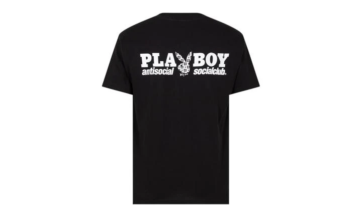 商品Anti Social Social Club|Anti Social Social Club Playboy X Checkered Assc Tee,价格¥805,第4张图片详细描述