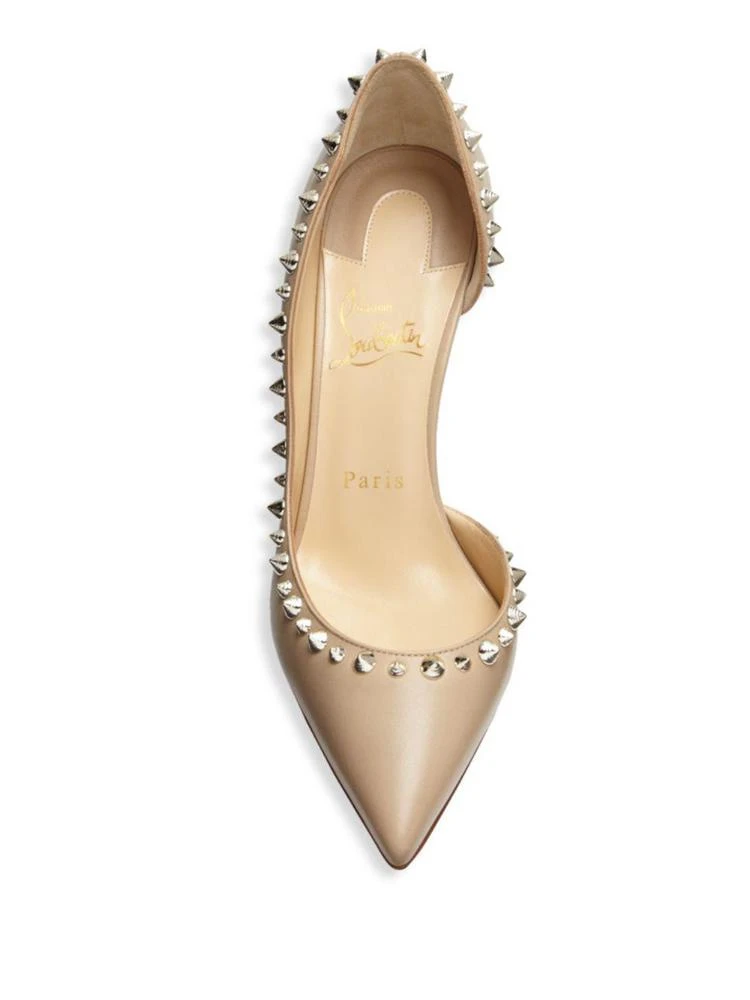 商品Christian Louboutin|Christian Louboutin - Irishell 85 Nappa Leather d'Orsay Pumps,价格¥6311,第4张图片详细描述