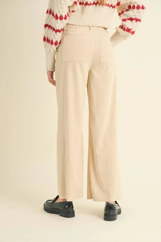商品MIOU MUSE|Miou Muse - Mixed Corduroy With Pocket Pants,价格¥479,第3张图片详细描述