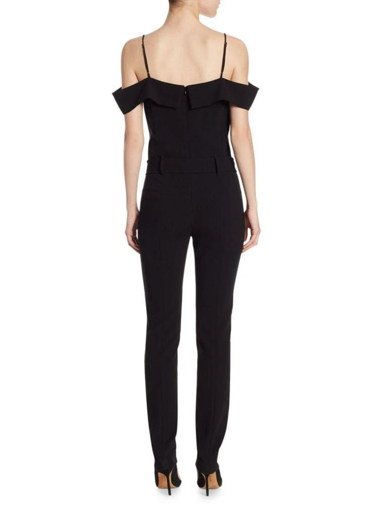 商品Theory|Ruffled Off-the-Shoulder Jumpsuit,价格¥941,第2张图片详细描述