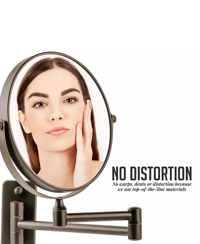 商品OVENTE|Wall Mounted Vanity Makeup Mirror,价格¥314,第5张图片详细描述