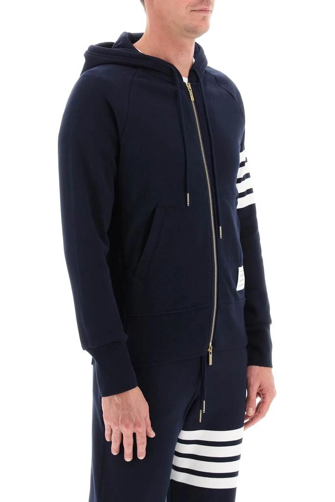 商品Thom Browne|Thom browne 4-bar zip-up hoodie,价格¥5754,第2张图片详细描述