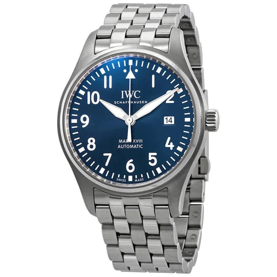 商品IWC Schaffhausen|Mark XVIII Edition "Le Petit Prince" Blue Dial Automatic Men's Watch IW327016,价格¥34472,第1张图片