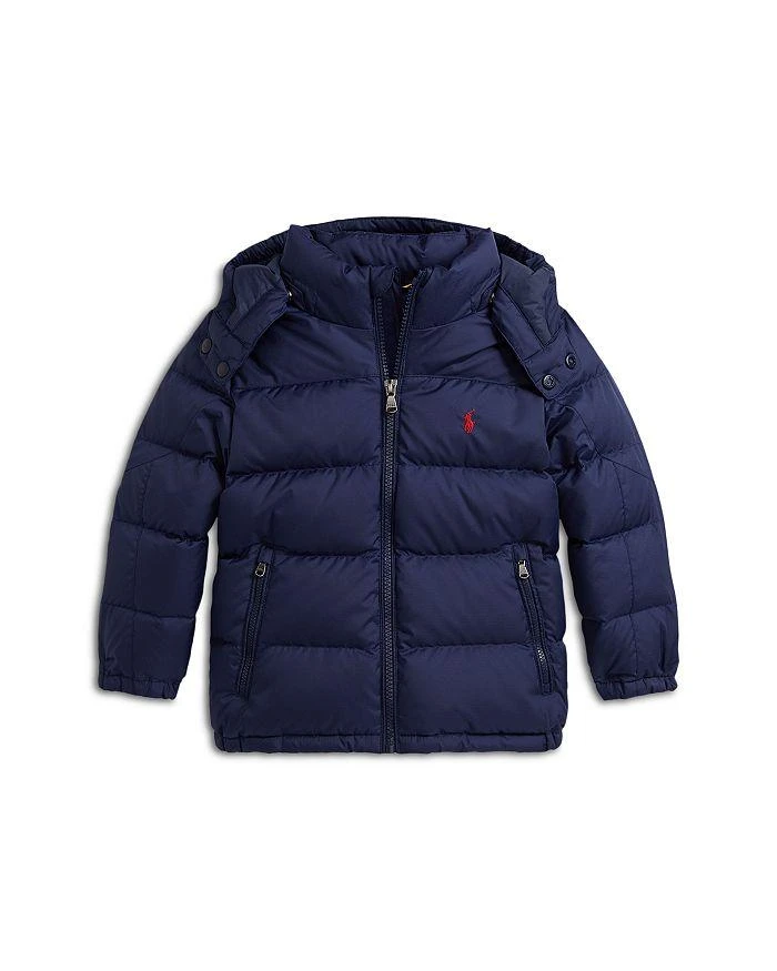 商品Ralph Lauren|Boys' Ripstop Down Hooded Jacket - Big Kid,价格¥1428,第2张图片详细描述