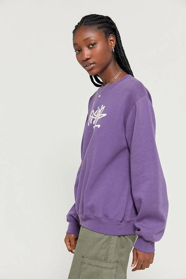 商品STUSSY|Stussy Flip Fleece Crew Neck Sweatshirt卫衣,价格¥378,第3张图片详细描述