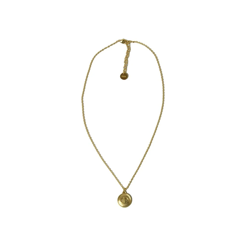 商品Dior|Dior CD Logo Necklace Gold,价格¥5052,第1张图片