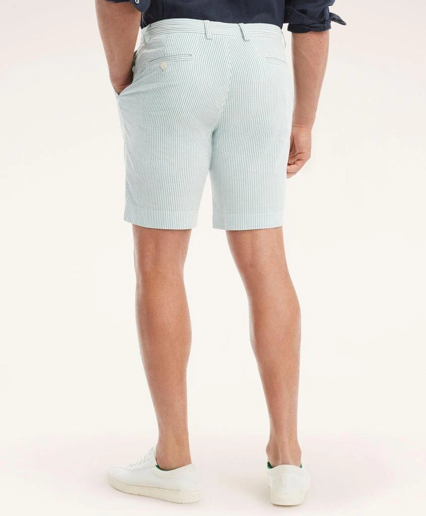商品Brooks Brothers|Big & Tall Cotton Seersucker Stripe Shorts,价格¥407,第2张图片详细描述