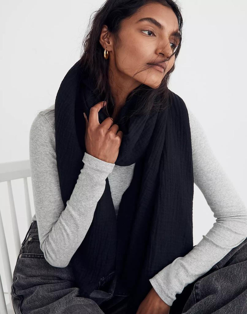 商品Madewell|Lightspun Oversized Scarf,价格¥349,第5张图片详细描述