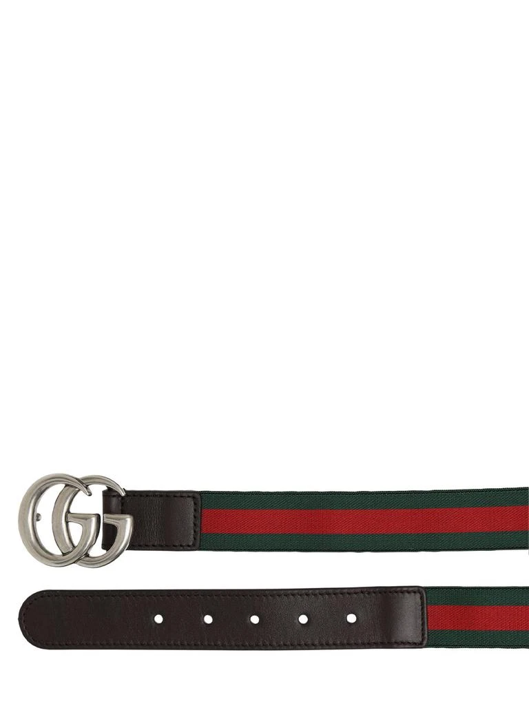 商品Gucci|Elastic Belt W/ Web Details,价格¥2068,第1张图片详细描述