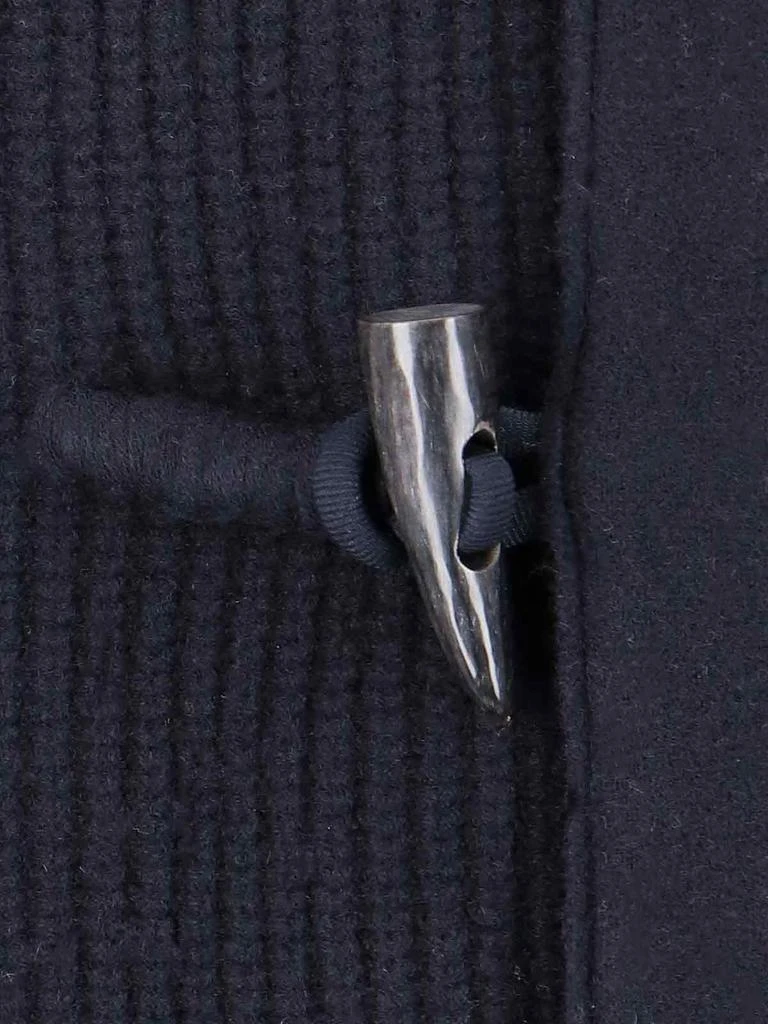 商品Thom Browne|half Cardigan Stitch Hooded Duffle Sweatshirt,价格¥24236,第2张图片详细描述