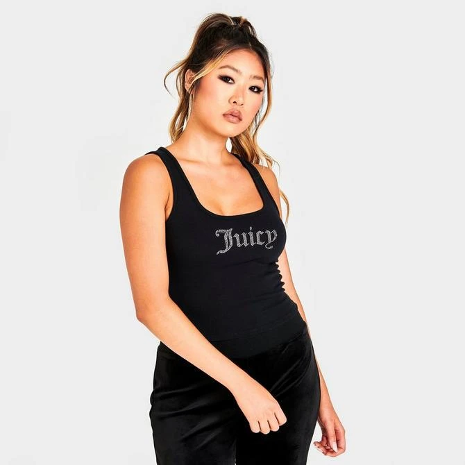 商品Juicy Couture|Women's Juicy Couture Small Bling Tank Top,价格¥149,第3张图片详细描述