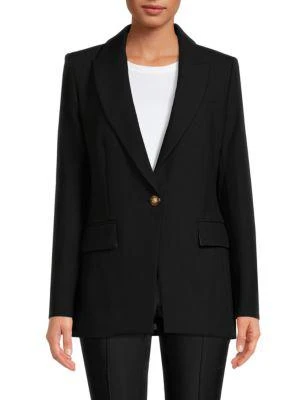 商品VERONICA BEARD|Solid Single Button Blazer,价格¥1812,第1张图片