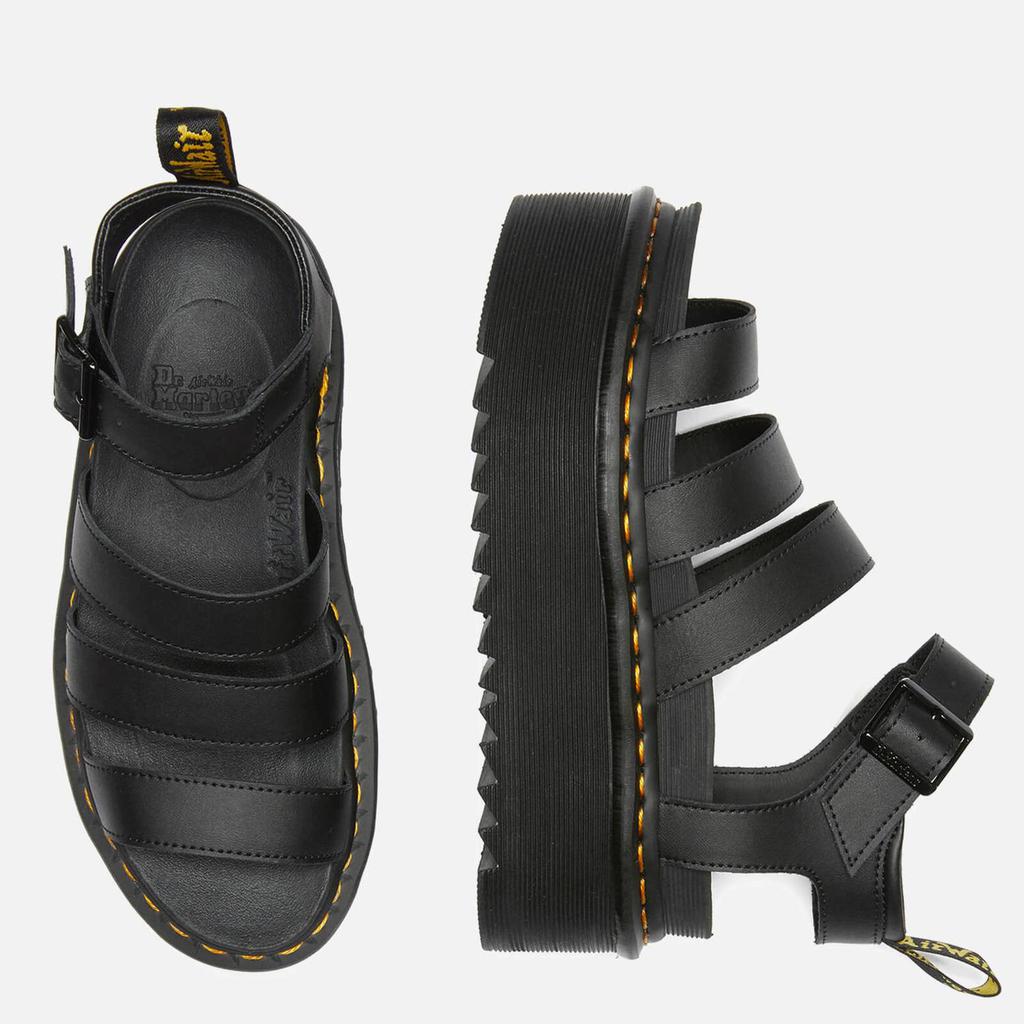 Dr. Martens Women's Blaire Quad Sandals - Black商品第3张图片规格展示