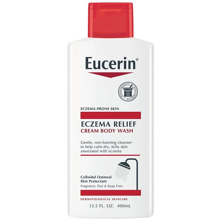 商品Eucerin|Eczema Relief Cream Body Wash Fragrance Free,价格¥143,第1张图片