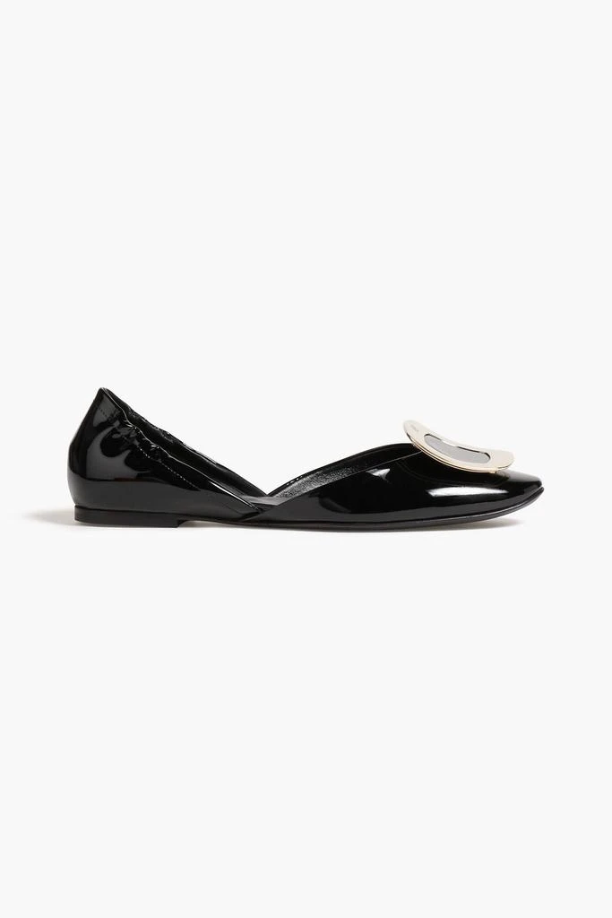 商品Roger Vivier|Ballerine Chips patent-leather ballet flats,价格¥2456,第1张图片