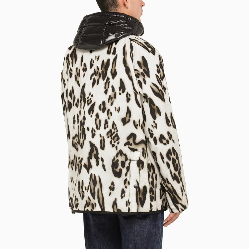 Padded, animal-print jacket商品第3张图片规格展示