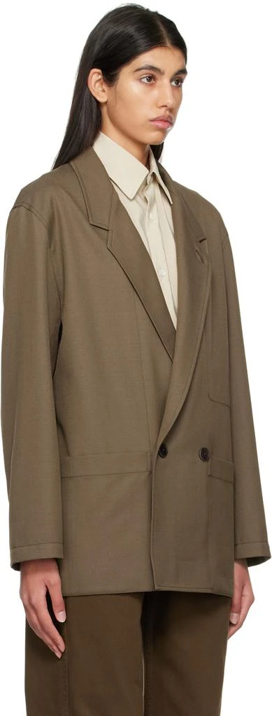 商品Lemaire|Brown Workwear Blazer,价格¥2817,第2张图片详细描述